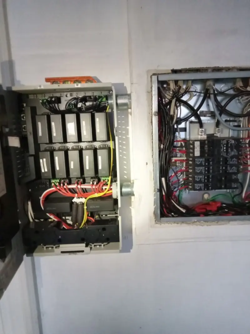 Electrical panel upgrade completed for Indoor Lighting Installation in O'Fallon